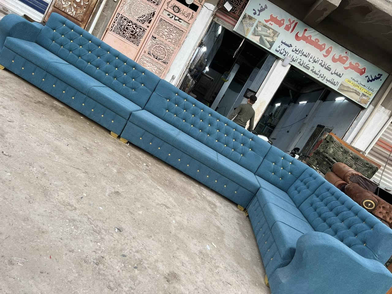 كمًـا عـودناكم علـى الشـيء المميز والرا‏قي🤎

ضمان حقيقي نجاره شغل درجه أولى 👌🏻
بأفخر أنواع الاسفنج والقماش

#من_معرض_ومعمل_الامير 
♡
      
للاستفسار : مـــراسله الصفحه او الاتصال عــلى الرقم (***********).     الــعنوان : بعقوبة أم الـــكرفس مـــجاور دائرة الــكهرباء🤎🤎🤎

🫡او تــشرفونا في الــمعرض🤎🤎🤎🤎

نستقبل زبائننا الگرام 

في المعرض يومياً 
من الساعة الـ ٨:٠٠ 🕗 ص     
حتى الساعة الـ ٦:٠٠ 🕕 م          
🫡
