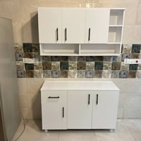 كاونتر MDF • ١٫٢م • سنك مرمر