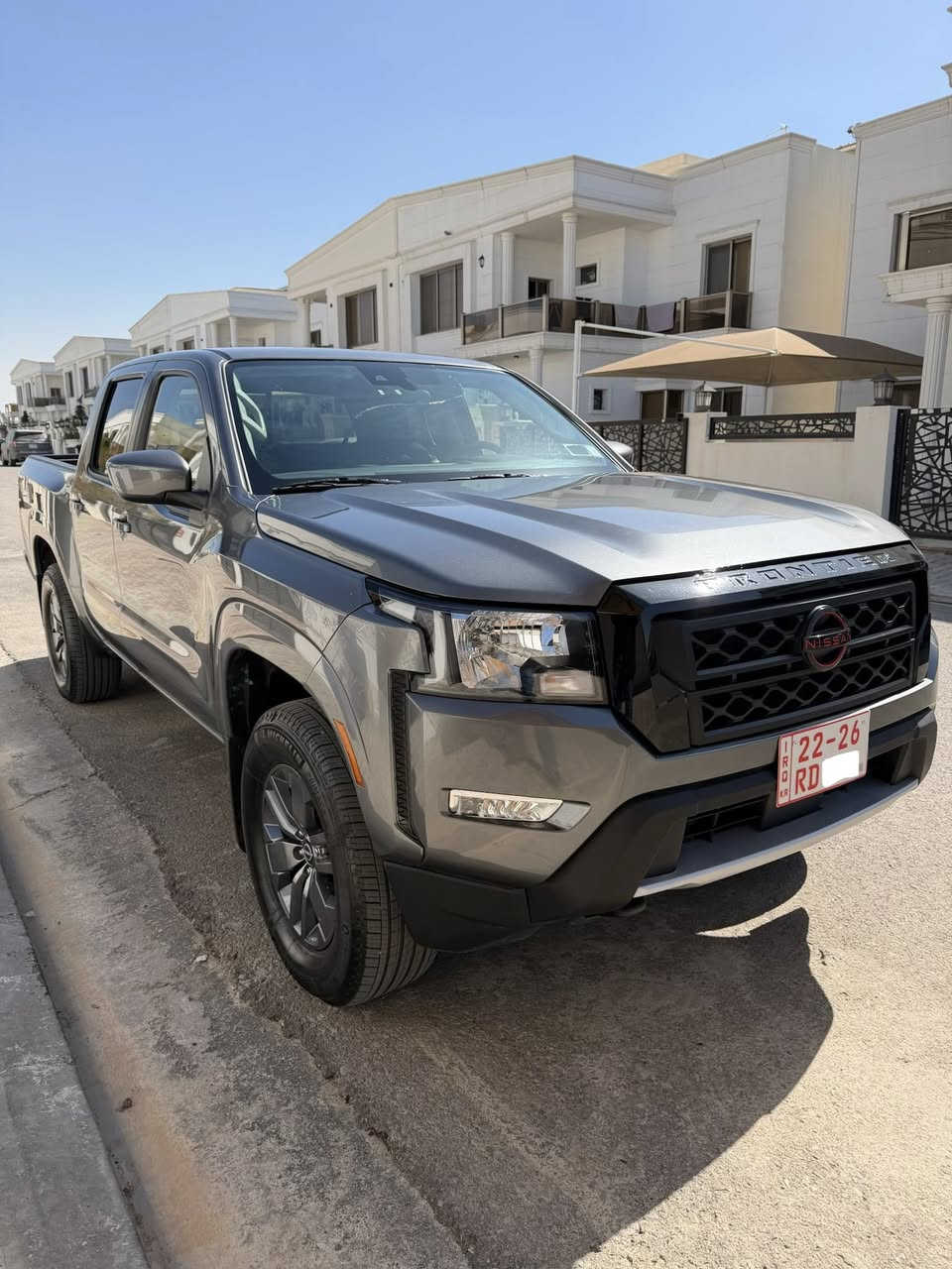 للبيع نيسان فرونتير  .. ٢٠٢٥ ..
NISSAN FRONTIER .. 2025 ..
 عداد المسافة ، 2000mi ، أعتبر صفر
السياره وارد أمريكي ضرر قطعة وحدة بس بونيد صبغ بدون إرباك و بدون شاصي مكفول كله كير و محرك كلشي فور ويل 4x4 
مواصفات فول عدا الفتحه كاميره خلفي ، رادار ، تعديل سرعة ، كشن تدفئه ، ستيرن تدفئه  ….. .)

السعر : ٢٣٥ $

تلفون أو واتساب 📞 : ***********
