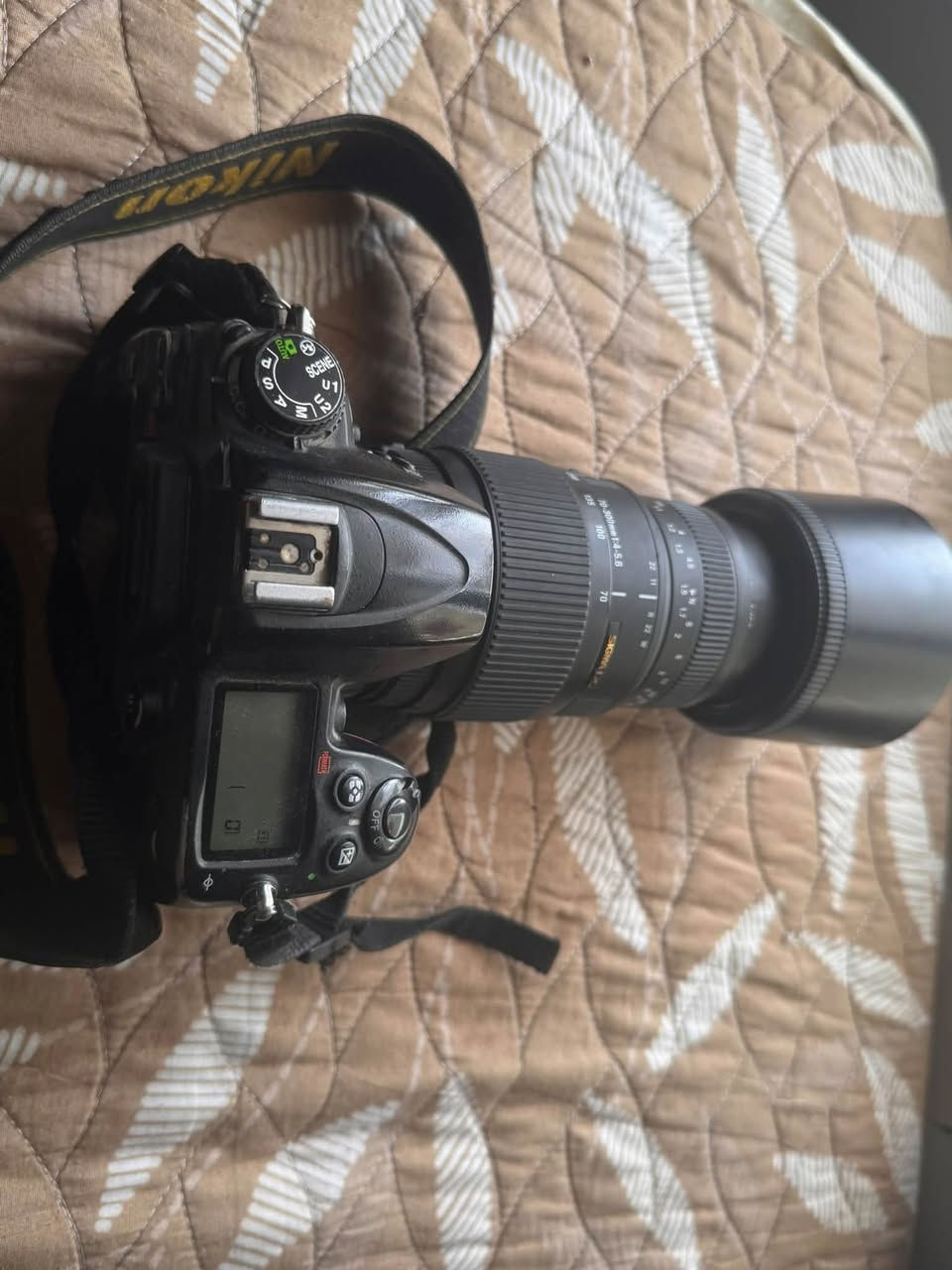 نيكونD7000 مع زوم رياضي السعر خاص


**إذا كنت صاحب هذا الإعلان وتريد حذفه لأي سبب، رجاءا أرسل رسالة إلى الدعم الفني**