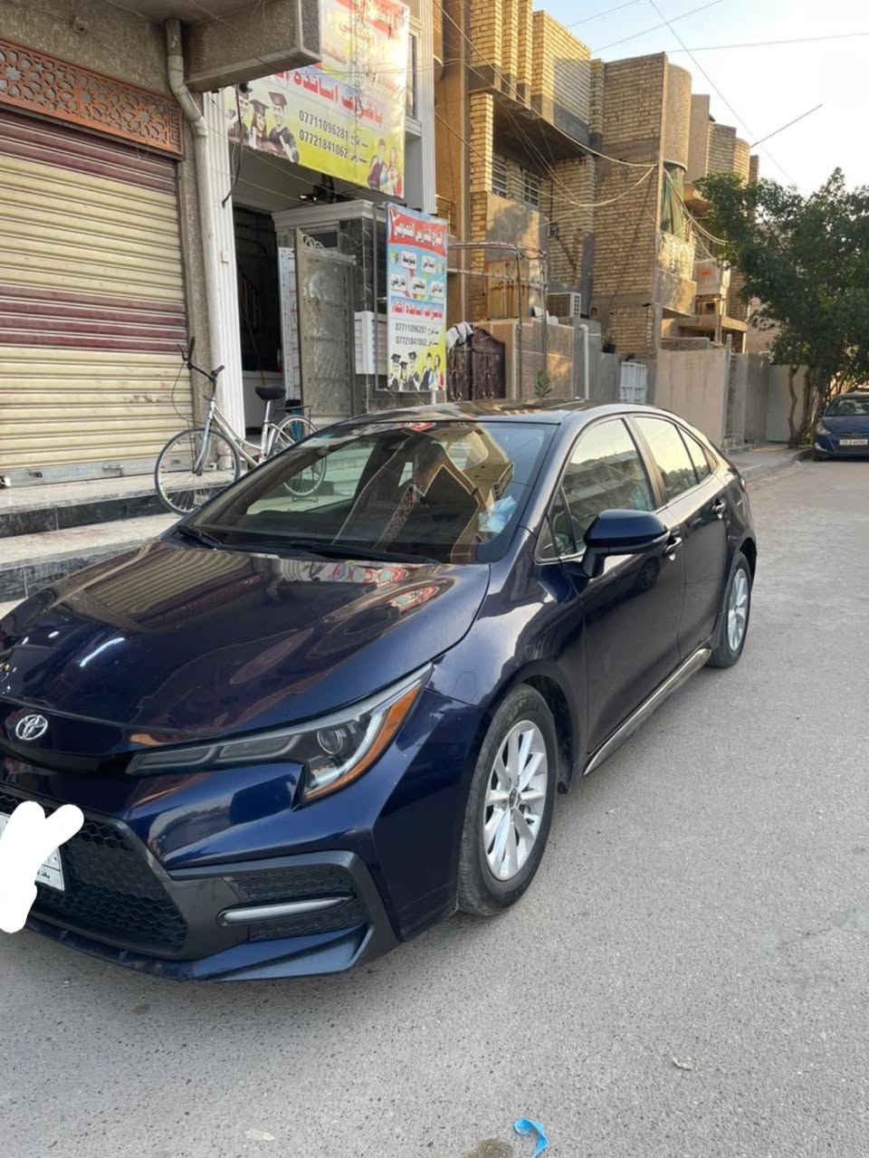 سلام عليكم ورحمة الله وبركاته سياره كورلا 2021 فول مواصفات مكينه 2000 وارد امريكي حادثه جاملغ خلفي بدون ايرباك
بصمه 
فتحه سقف
رادار امامي 
دخول ذكي 
شاشه كبيره ابل كار بلي
تحكم ستيرين جهتين
نقطة عمياء بالمري
هند بريك بصمه
تحديد مسار
مثبت سرعه
…. سياره فول مواصفات
سياره معوقين  
عارضها 126 
للاستفسار 
مكاني الشعب
اتصال ***********
واتساب ***********
