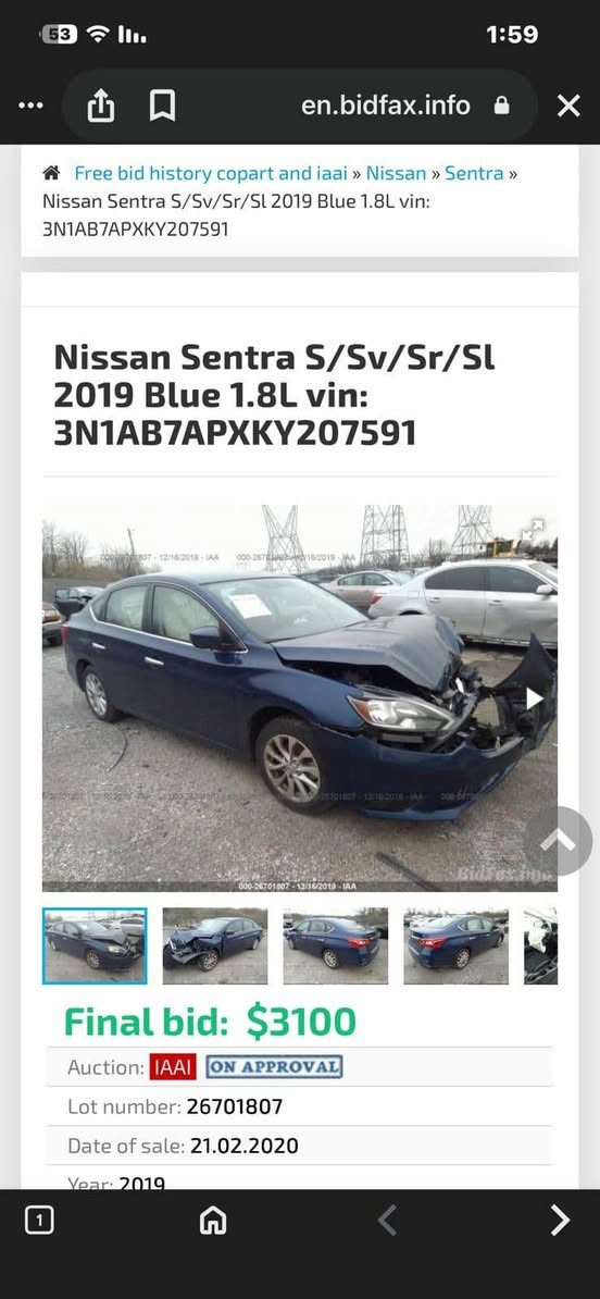 السلام عليكم
نيسان سنترا 
موديل ٢٠١٩💙 رقم بغداد انكليزي 
مواصفات فول عدا الفتحه 
رادارات امامي وحساس خلفي 
كامره خلفيه دواره
تخم نيكل بلادي 
 ثلاث أنظمة قياده 
شاشتين 
بصمه أبواب 
تدفئه كشنات 
تخم تاير جديد 
باتري جديد 
السعر 105 وبيها مجال قليل 
مكانها بغداد الكاظميه 
*********** واتساب متوفر
