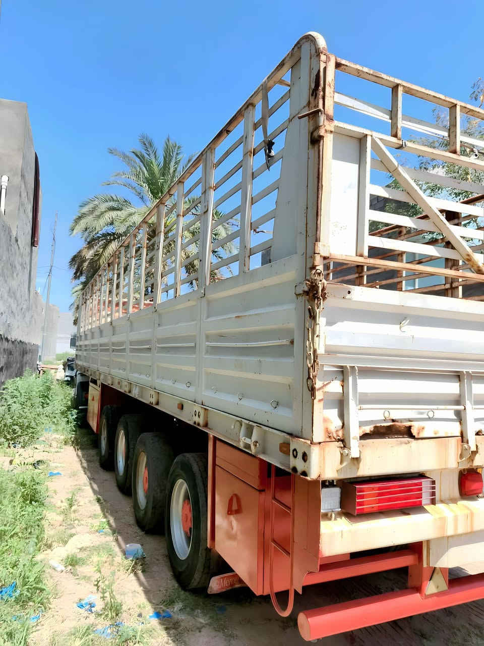 السلام عليكم عربانه حداديه تفصال طول 12.5فلوجه جناب أردني 2متر ارتفاع و شاصي 16 دناكير 3برينه و1رفاع 14
مكفوله كهربائيات وهوه كامله ثلاجه جديده تيارات 70/22.5 تخم ويل ألماني السعر 125$ العنوان ديالى 
***********
***********
السلام عليكم عربانه حداديه تفصال طول 12.5فلوجه جناب أردني 2متر ارتفاع و شاصي 16 دناكير 3برينه و1رفاع 14
