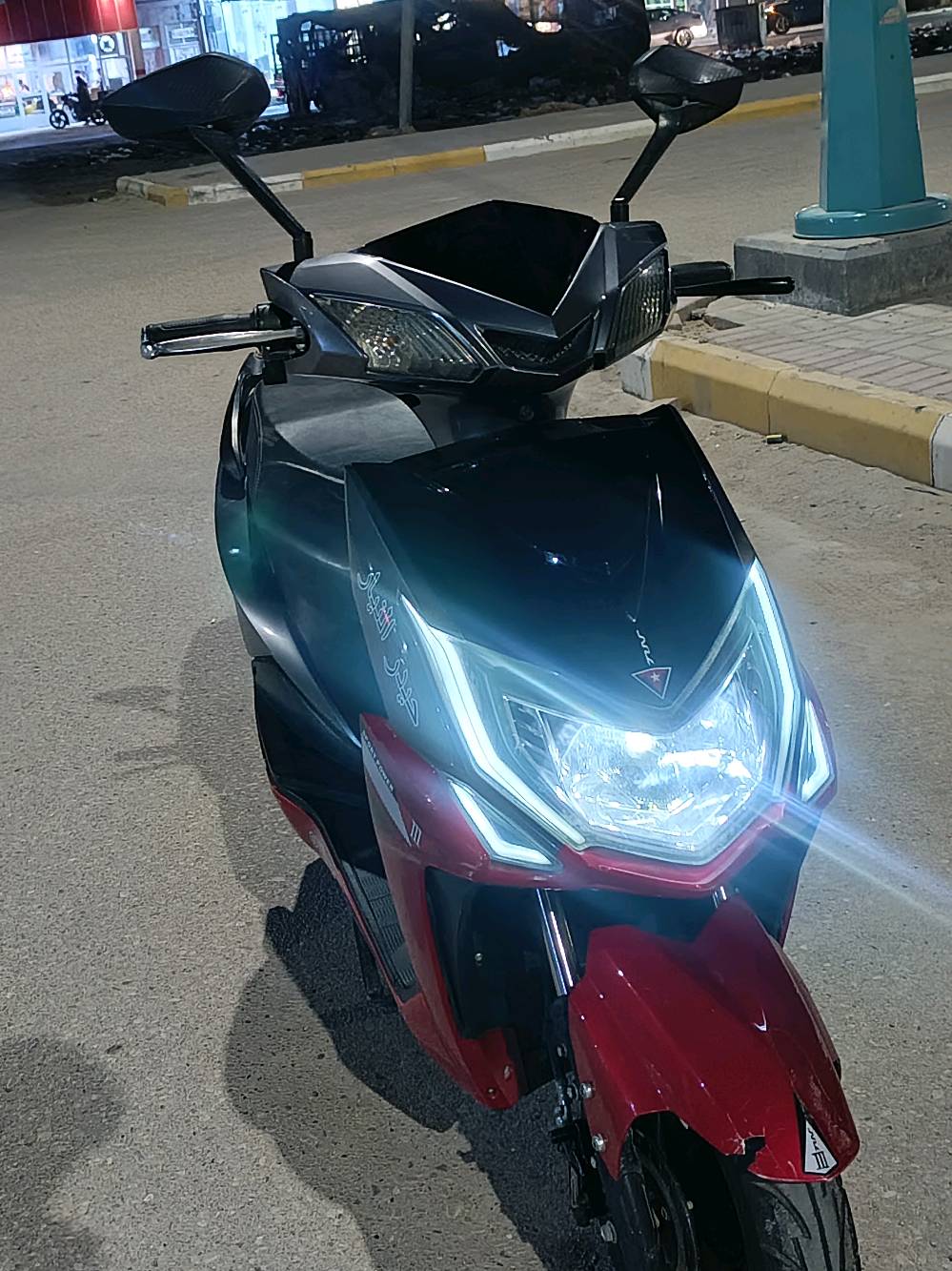 دراجة شحن خمس بطاريات وكيل حيدر النيار... مكاني حي النفط 