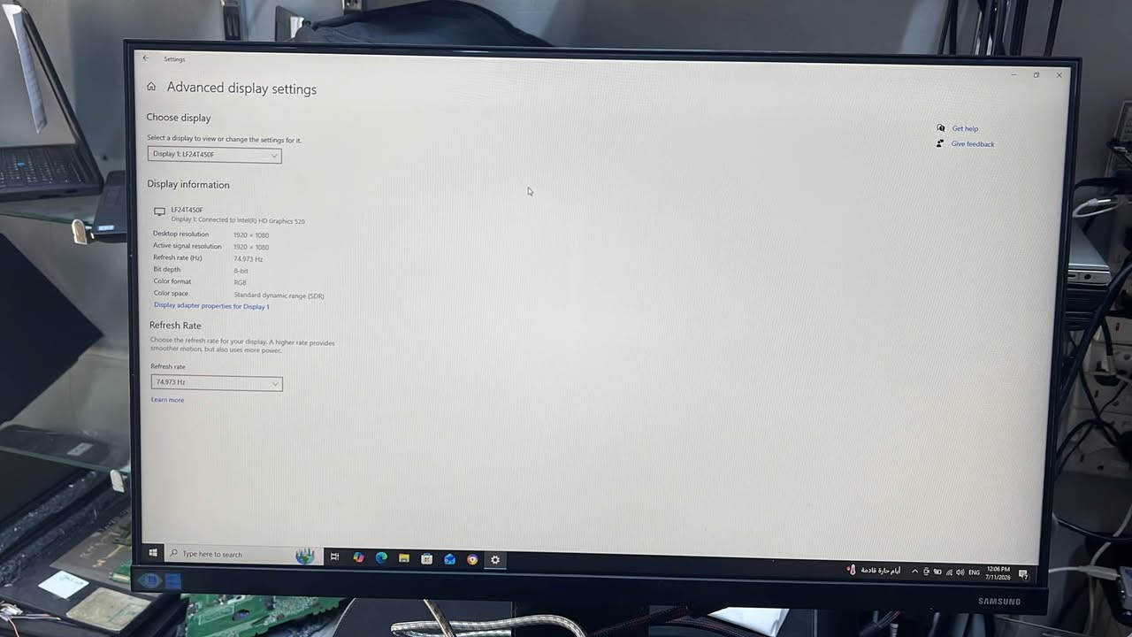 سامسونغ شاشات مونتر حجم 24 سلم
بنل ips
*********** البصرة, العراق
