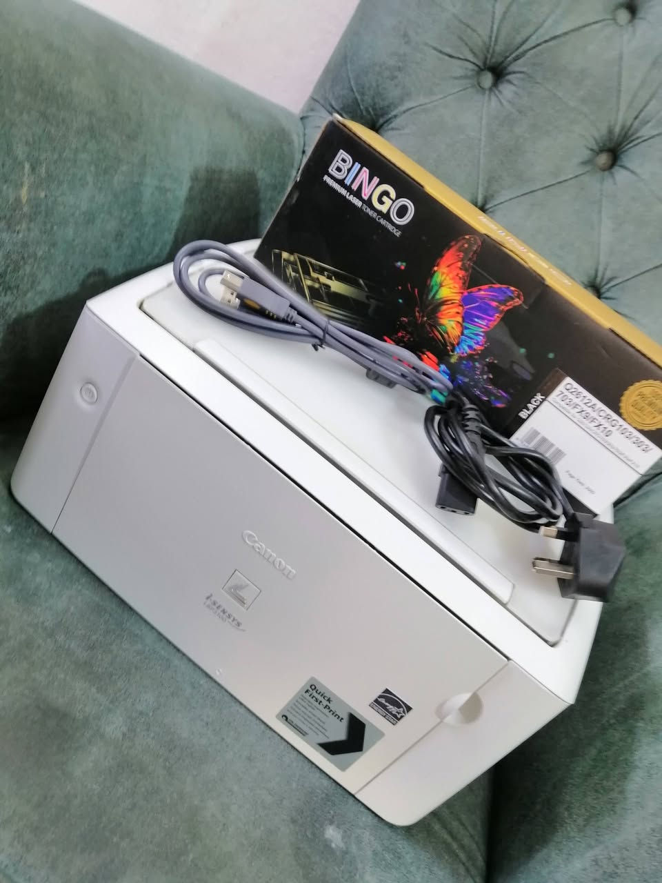 السلام عليكم طابعة كانون ليزري LBb 3100 نظيفة جداااا
ابيض واسود ١٨ نسخه بلدقيقيه
كاترج باودر سعره ٧ الف دينار اكفي ٢٠٠٠ نسخه
 تعمل نظام الحاسبة وعن طريق تلفون توصلاه مكان بغداد الكرخ للاستفسار خاص


**إذا كنت صاحب هذا الإعلان وتريد حذفه لأي سبب، رجاءا أرسل رسالة إلى الدعم الفني**