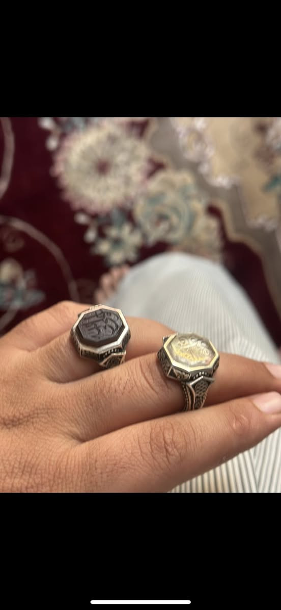 السلام عليكم  رمضان كريم وتقبل الطاعات للبيع فقط  مكاني ناصريه 
خاتمين صياغه عرفان vip 
الاول عقيق سداسي مخطوط علي ولي الله 
خط موقع 
الثاني زمرد كولمبي  وتطعيم ماسات اربعه 
العقيق 175
الزمرد 125 دولار وبيه مجال شي بسيط
الاثنين صياغات عرفان vip


**إذا كنت صاحب هذا الإعلان وتريد حذفه لأي سبب، رجاءا أرسل رسالة إلى الدعم الفني**