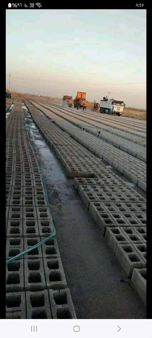 يتوفر بلوك قلاب ثقيلة درجة اولى( الاسمنت 2كيلو)  العنوان الباوية سعر 1000بلوك440 مطروح بالمعمل بدون توصيل  ويوجد توصيل( بالرافعة او الوري)ب اسعار مناسبة جدا  ل كافة مناطق ديالى وبغداد 
للاستفسار ‏‪0777 221 3128‬‏واتساب فقط
