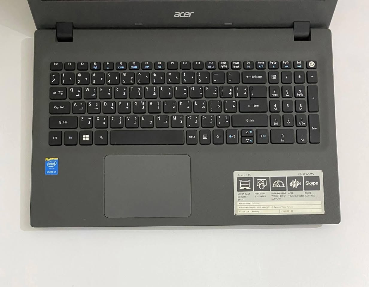 المعالج: كوراي فايف - الجيل الخامس - فئة ا
الرام: 12 كيكا DDR3
التخزين: 240 كيكا SSD
Intel HD Graphics 5500 - 6 :كرت الشاشة الداخلي
كيكا
الشاشة: 15.6" - دقة HD
• الكيبورد: ضوئي (عربي / إنجليزي)
إضافات: يحتوي على قارئ أقراص
Windows 10 Pro :النظام
الهدايا والملحقات:
• حقيبة لابتوب
• شاحن لابتوب
• ماوس
• ماوس باد
• تغليف احترافي (داخل كرتونة)
® الضمان والخدمات:
• فحص اللابتوب ومقارنة المواصفات و النضافة قبل الاستلام
عند المندوب •
السعر: 150,000 دينار عراقي
• التوصيل متوفر إلى جميع محافظات العراق


**إذا كنت صاحب هذا الإعلان وتريد حذفه لأي سبب، رجاءا أرسل رسالة إلى الدعم الفني**