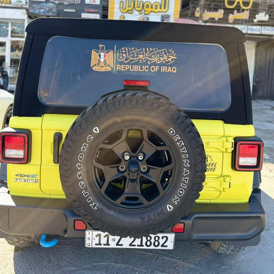 جيب رانكلر موديل 2023 (بانزين - هايبرد - بلكن شحن)    مكفوله من الدعاميه للدعاميه لون مميز متغير
سيارة بدون صبغ بدون تبديل  

💎 ســعــر ✅ ::  الــرد تلقائي 📮

سيارة ماشيه 23 الف  السياره جديده
بوضع الشركه بجم كبس 
عنوان بغداد البلديات 

رقم التواصل :--::--: ***********
