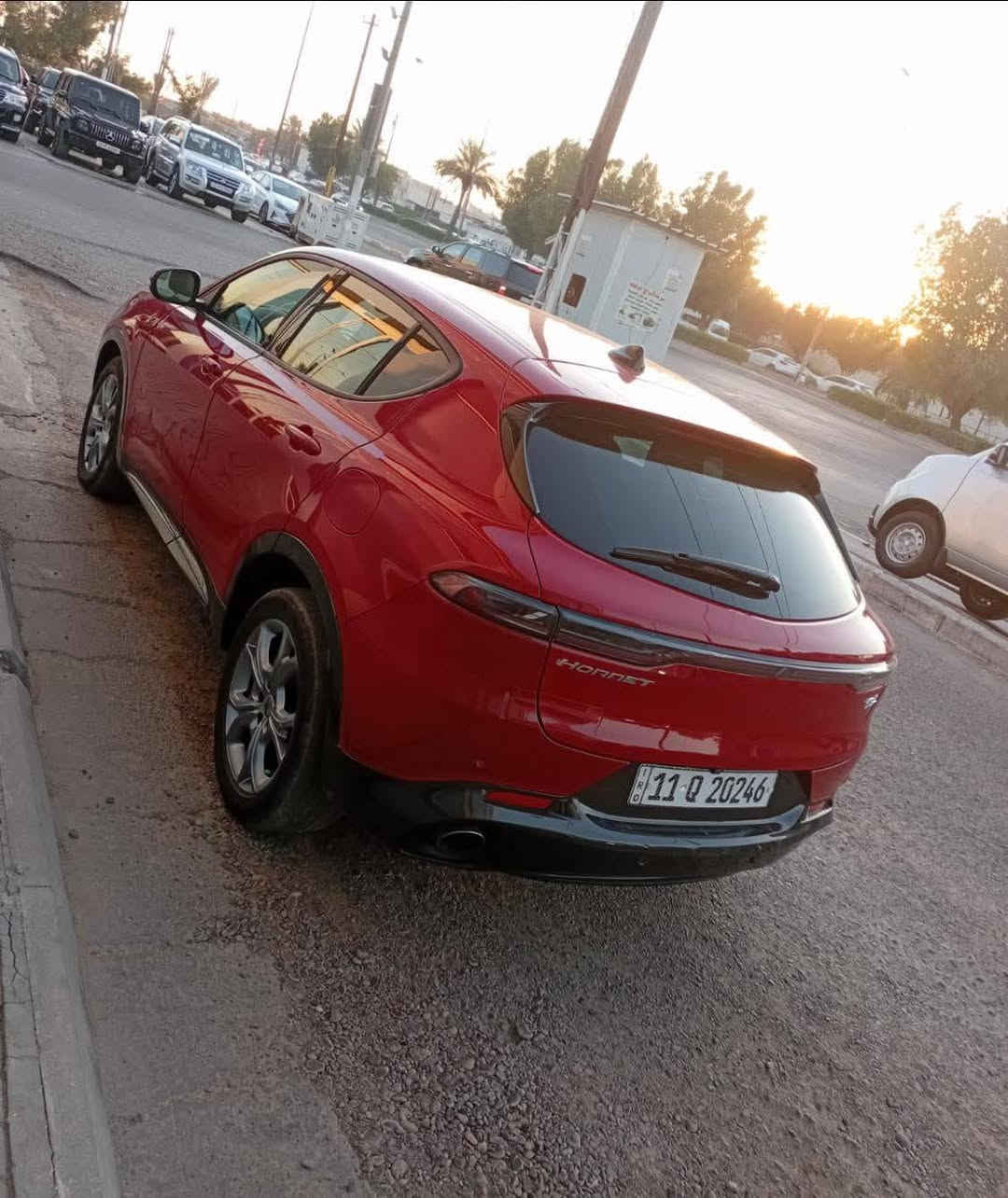 ‏دوج هورنت 2024
  Rt. مناسبه 
dodge hornet 
الحادث سطحي تبديل اربع قطع وكاله اصلي والباقي كفاله 

بدون ارباك غاز التبريد مطالع اصلي
المحرك : 4سلندر 1300تيربو +هايبرد بلكن 
شاشة حجم كبير  دفع رباعي 
كشنات جلد مخمل كهرباء ذاكرة
تدفئة  بالكشناتً تدفئة بالستيرن
شفتات تحكم بالستيرن تبريد قطعتين امامي + خلفي 
المري الجانبيه تدفئة و اشارة ورادار
رادار امامي + جانبي
حساسات خلفية كامرة خلفية دواره 
رادارات امامية + جانبيه
قيادة ذاتية
مانع تصادم تحديد مسار
رقم بغداد بسمي العنوان سيديه 
السياره دخول جديد اي نقص مابيه  ملاحظة السياره ضرر خارجي محتواها كبس ولا اكلوب بدشبول مشتغل
السعر رقم 1 رد تلقائي
اي استفسار ***********
