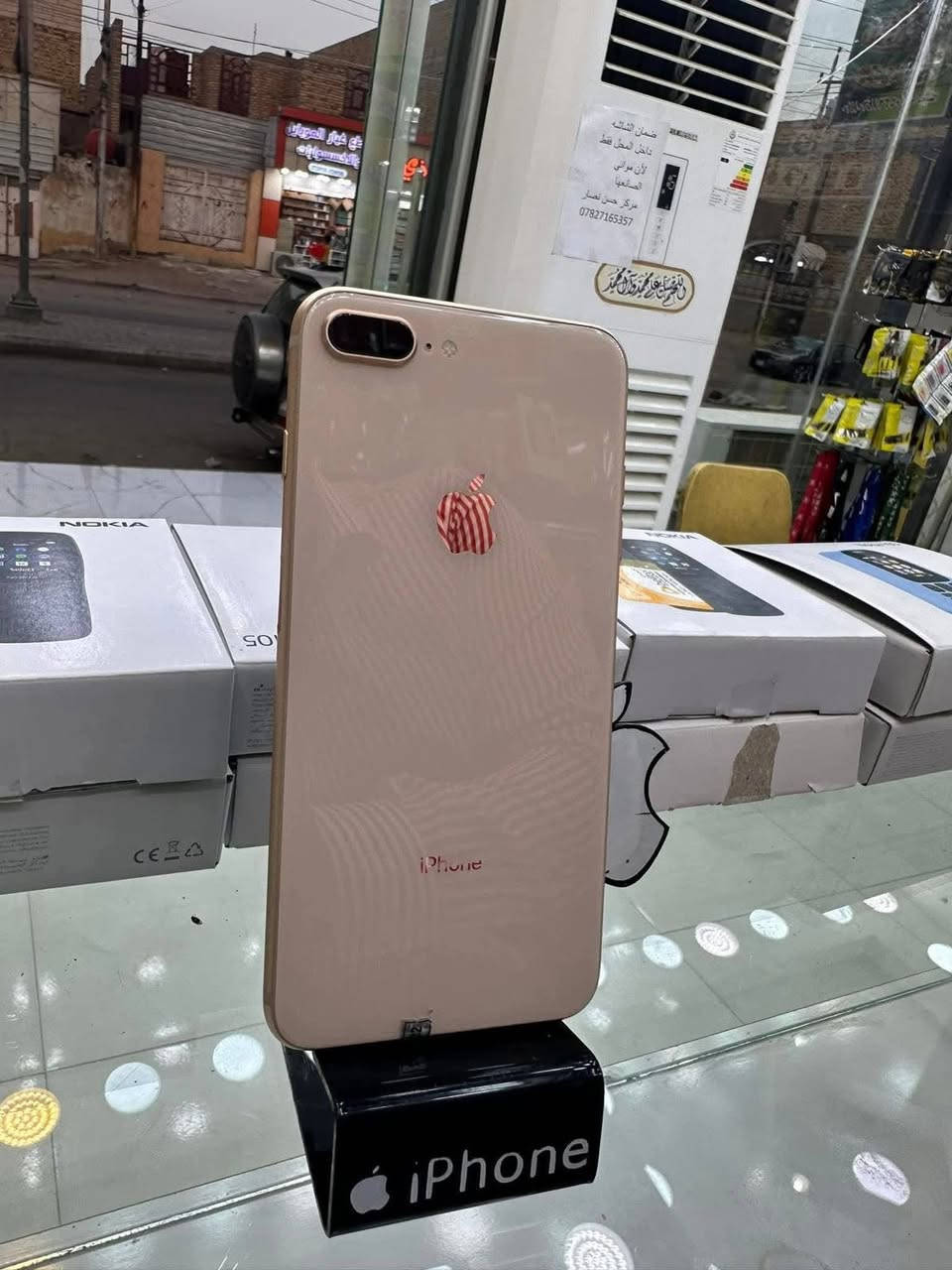 ايفون8بلاص جهاز كله شغال ذاكره256بطاريه98جهاز نضافه ميه بل ميه جهاز لبيع 💁 رقم الهاتف *********** ما متواجد على نت
