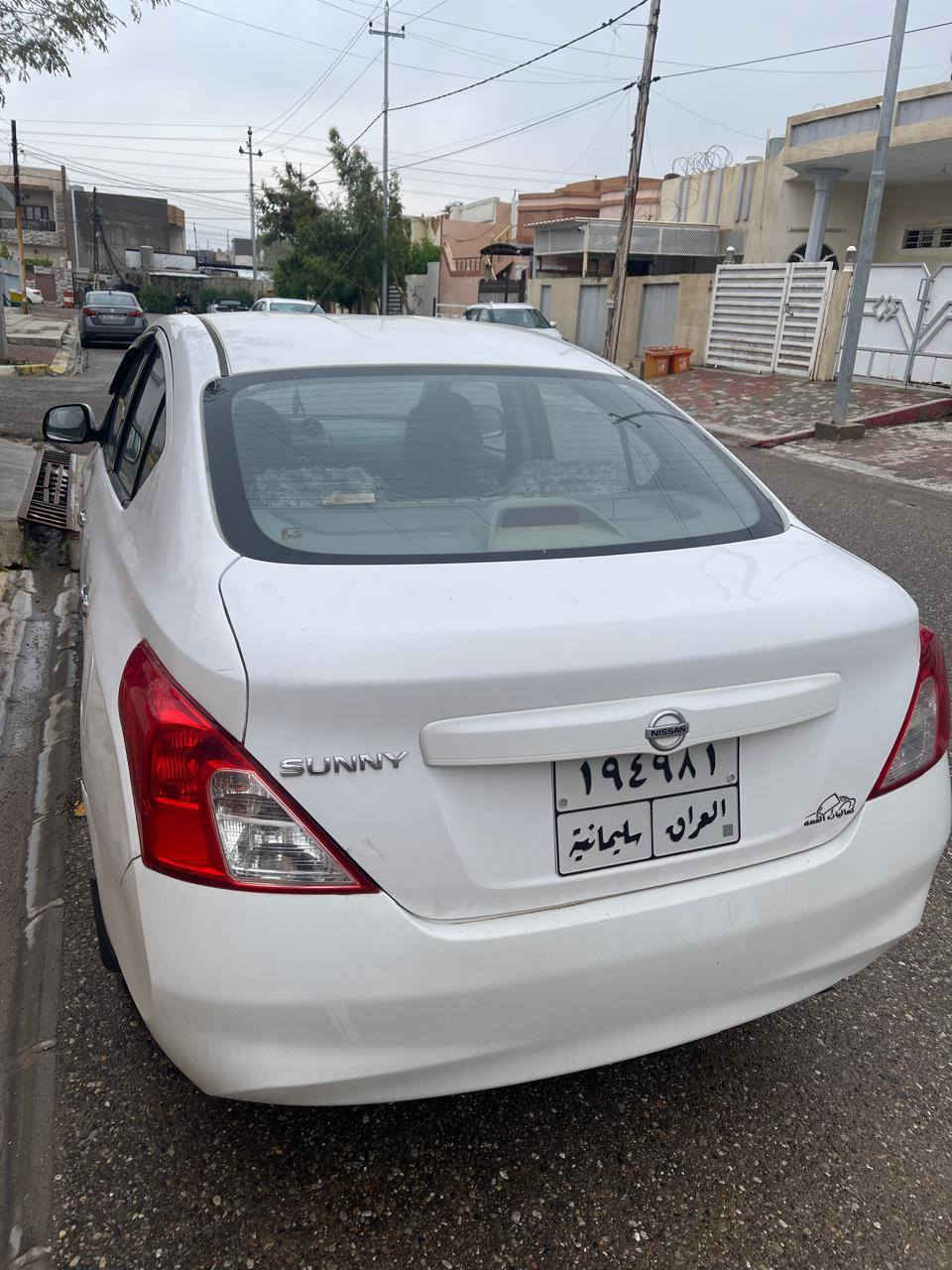 السلام عليكم

🚗 للبيع: نيسان صني موديل 2014
📍 المكان: كركوك

اللون: أبيض
ماشي: 121 ألف كم
النوع: هندي

المواصفات:
• تبديل جامرلخ سكن مع صبغ جامرلخ خلفي جهة السائق
• تحكم بالمرايا
• زجاج أمامي كهربائي
• المحرك شرط بالكامل
بطاقة بانزين موجود

💰 السعر:86 قابل للنقاش للجادين

📞 واتساب: ***********
رقم السليمانية 

الرجاء المشتري الجاد فقط يراسل كركوك, العراق
