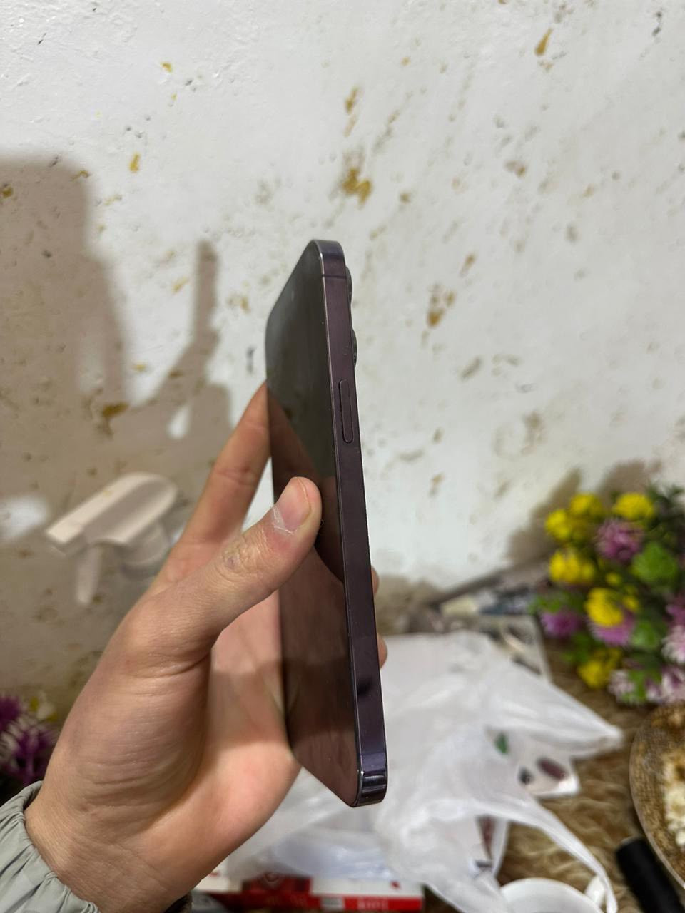 نسخه الشرق الأوسط ✅
مع الكارتونة 
آيفون 14 برو ماكس
ذاكرة 256
بطارية 71 لا مبدله ولا معلاية ✅
نسخه الشرق الأوسط
نموذج M
بمدل ضهر فقط 
فلوجة 750 قفل🔐


**إذا كنت صاحب هذا الإعلان وتريد حذفه لأي سبب، رجاءا أرسل رسالة إلى الدعم الفني**