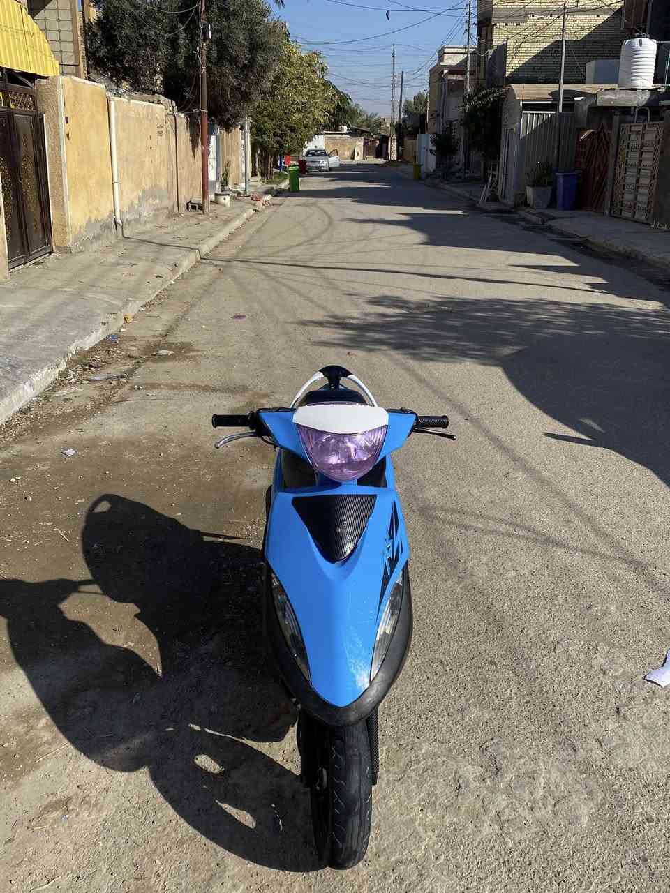 ماكس عداله كفاله بس كفر تجاري
محرك سلف كابريتر كلجات كله بلاد دراجه
صاله 4 اشهر من نزلت من الرمبه اوراقه كله كامله
دراجه شلعه و معدل تشك الكاع دراجه اي نقص ما بيه
سعره 625 وبيه مجال او مراوس بجبلي
مكاني بغداد الحسينيه 
***********
