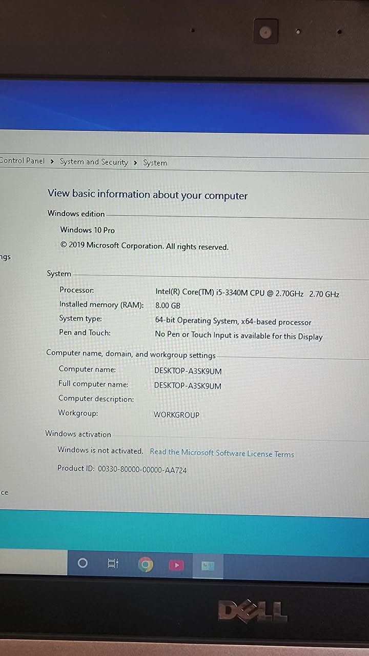 السلام عليكم
لابتوب ديل
لاتيتود E6430
Cori5 الجيل الثالث
RAM 8
هارد HDD 320
نضيفة كلش
سعرهة 120 الف
مكاني بغداد الراشدية مال حسينية


**إذا كنت صاحب هذا الإعلان وتريد حذفه لأي سبب، رجاءا أرسل رسالة إلى الدعم الفني**