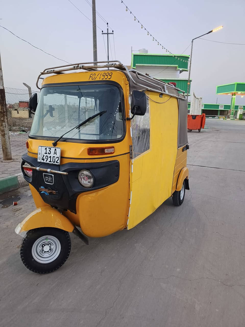 تكتك 20 شهر12 كفاله الكشره محرك مجفت سعره 6500 وبيه مجال مكاني العماره حي شرطه
***********
