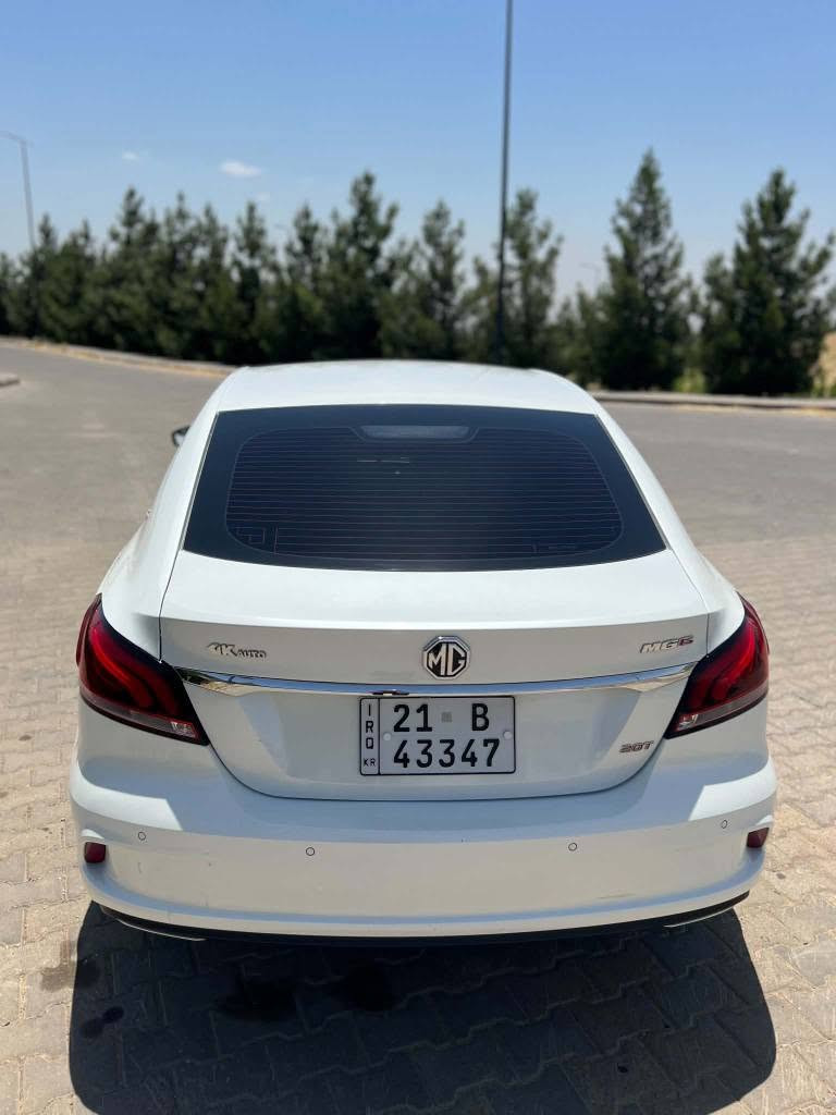 MG_6_TROPHY 1.5T
***********
‏ 
بێ بۆیاخ
٦٢ هەزار رۆشتوە - ١ ساڵ زەمانی شەریکەی ماوە
رەقەم و سەنەوی تا ٢٠٣٠ تازەیە و بەناوی خۆمەوەیە

کامل سێرڤس کراوە لە شەریکە(هایدرۆلیکی گێڕ و تاقم پلاک و رۆنی مەکینە گۆڕدراوە) - ٤ تایەی تازەی لە ژێرە 

پاتری و بانسی تازەیە

فول مواسەفات(ناو سور - کوشن جلد - کوشن کارەبا - سلاید - سەلاجە - گێچ ئەلکترۆنی و شاشە گەورە و کامێرا - ٦ مکەبەرە - سوکان شەفت - تەحدید سورعە و دوگمەی تراکشن - ئاوێنەکانی ئەخەوێت - ئاوێنە ئیشارەت و هیتەر - تایە و ویل ١٨ - لایتەکانی لید و عەدەسەیە و لەگەڵ سوکان ئەجولێت - تەبرید مەرکەزی) شربازهير, السليمانية
