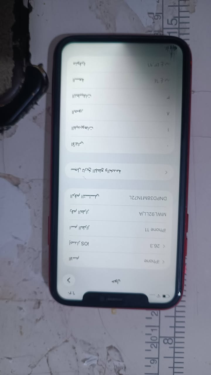 للبيع ايفون 11 عادي مبدل بطاريه وشاشة فيس ايدي شغال ذاكرة 64 بطارية100 وضهر مفطر وحاطلة الزكة مثل ماموضح فقط بيه سواد خفيف جوة مبين بلصورة ومامئثر السعر 100قفل بدون عملة مكاني كربلاء حي النضال يم المستوصف للتصال *********** متواجد واتساب كذالك
