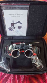 نظارة تكبير لاطباء الاسنان ب35الف  للتواصل يرجى مراسلتي على الماسنجر ا...