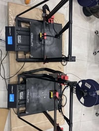 طابعتين CR-10 MAX • ٤٥×٤٥×٤٧سم • نوزل يحتاج تنظيف