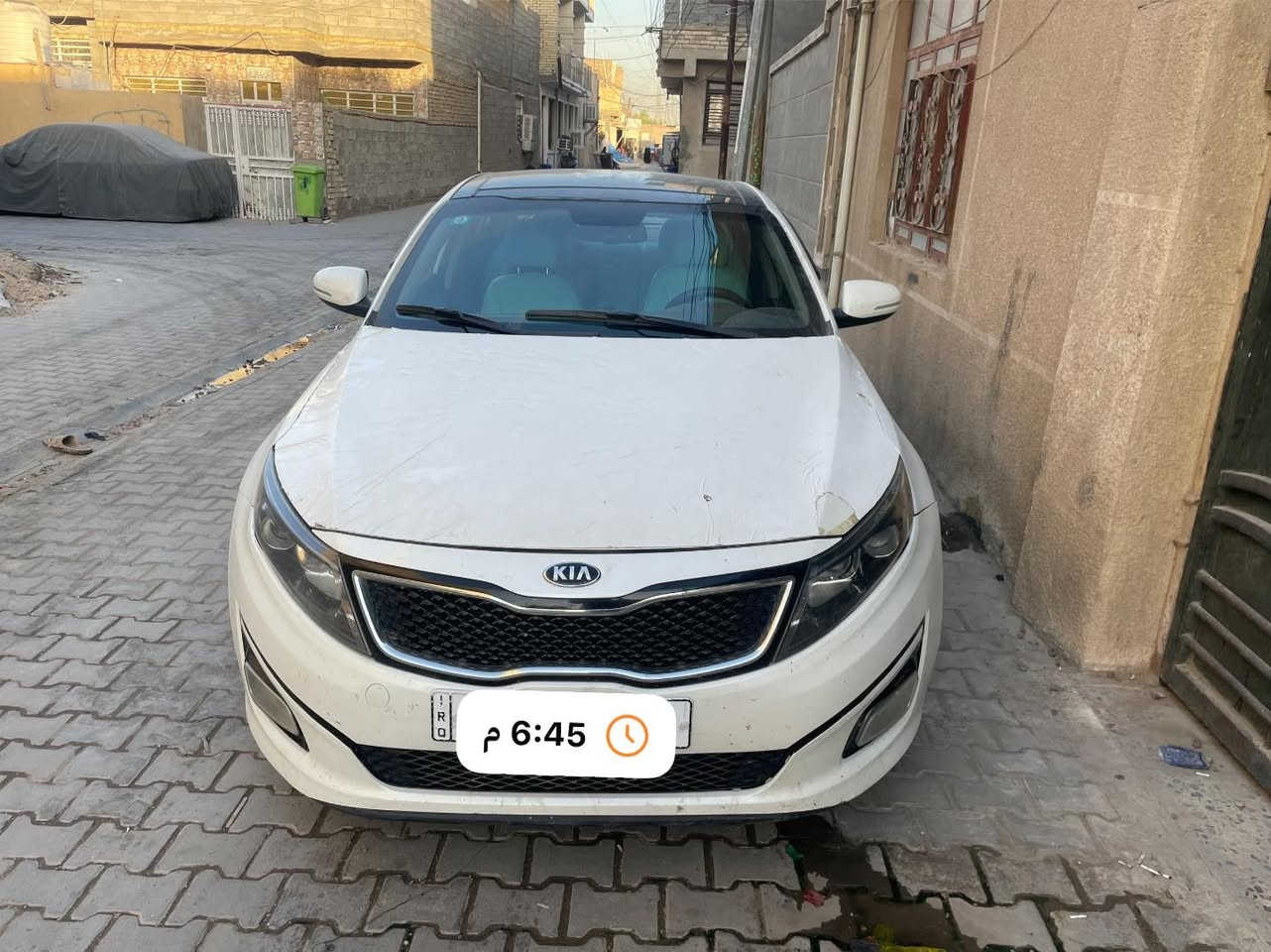 السلام عليكم كيه اوبتمه 2015 اعلى فئه EX مواصفاته بانوراما تبريد قطعتين التبريد لامامي منفصل تبريده ثلج  شاشه كامره ابلادي تحكمات استيرن صفحتين مثبت سرعه مري جانبيه شفط دخول ذكي بصمه بيبان بصمه تشغيل كراسي كهرباء  خزن ميموري وبيه بعد مواصفات مكينه كير مكفولات صدر امامي وصدر خلفي مكفول وارد امريكي حادثه  الباب الخلفي وجاملغ فقط الخلفي صبغ 
وبيه شخوط بنفس الباب المصبوغ فقط البنيد بي رشات فقط السياره كلش جديده رقم بغداد انكليزي الجديد بسمنه السياره 
مكانه بغداد اجكوك السعر 112 وبيه مجال بسيط 
الرقم ***********
