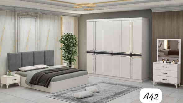 أهلا وسهلا 
غرفة نوم تركية جديدة أصلي 
السعر 525

 متوفر خدمة شد ونقل 
توصيل مجاني مركز بغداد 
أطراف 25
محافظات 75
للاستفسار والحجز الرجاء إرسال صورة الموديل عبر واتساب ***********
wa.me/+9647876803970
