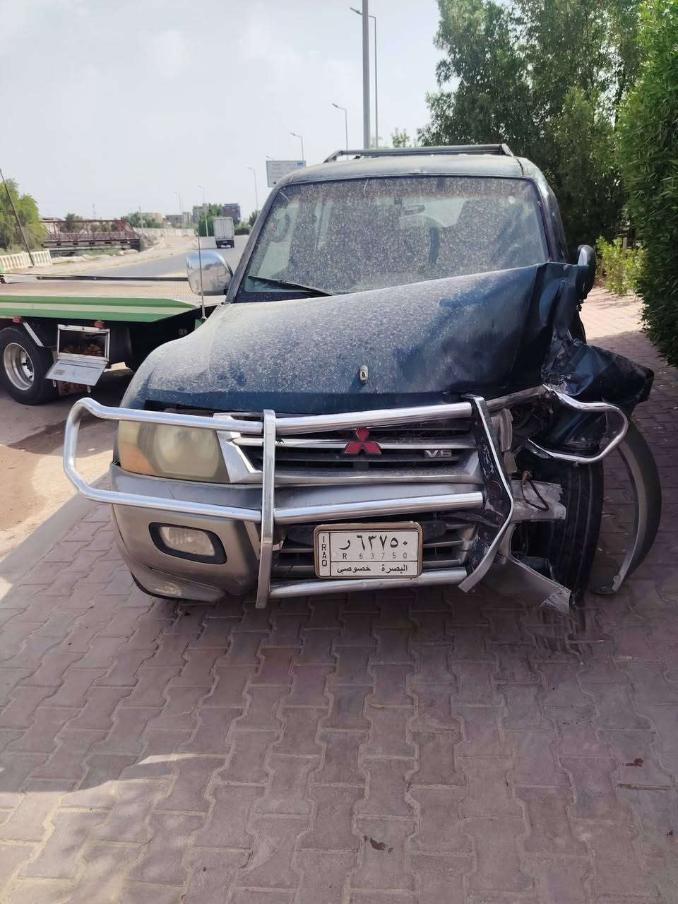 لسلام عليكم باجيرو ٢٠٠١ ابيع عله حادثها ٣٥ وبيها مجال مكينه وكير فيفيتي تبريد شغال ٣قطع ***********
