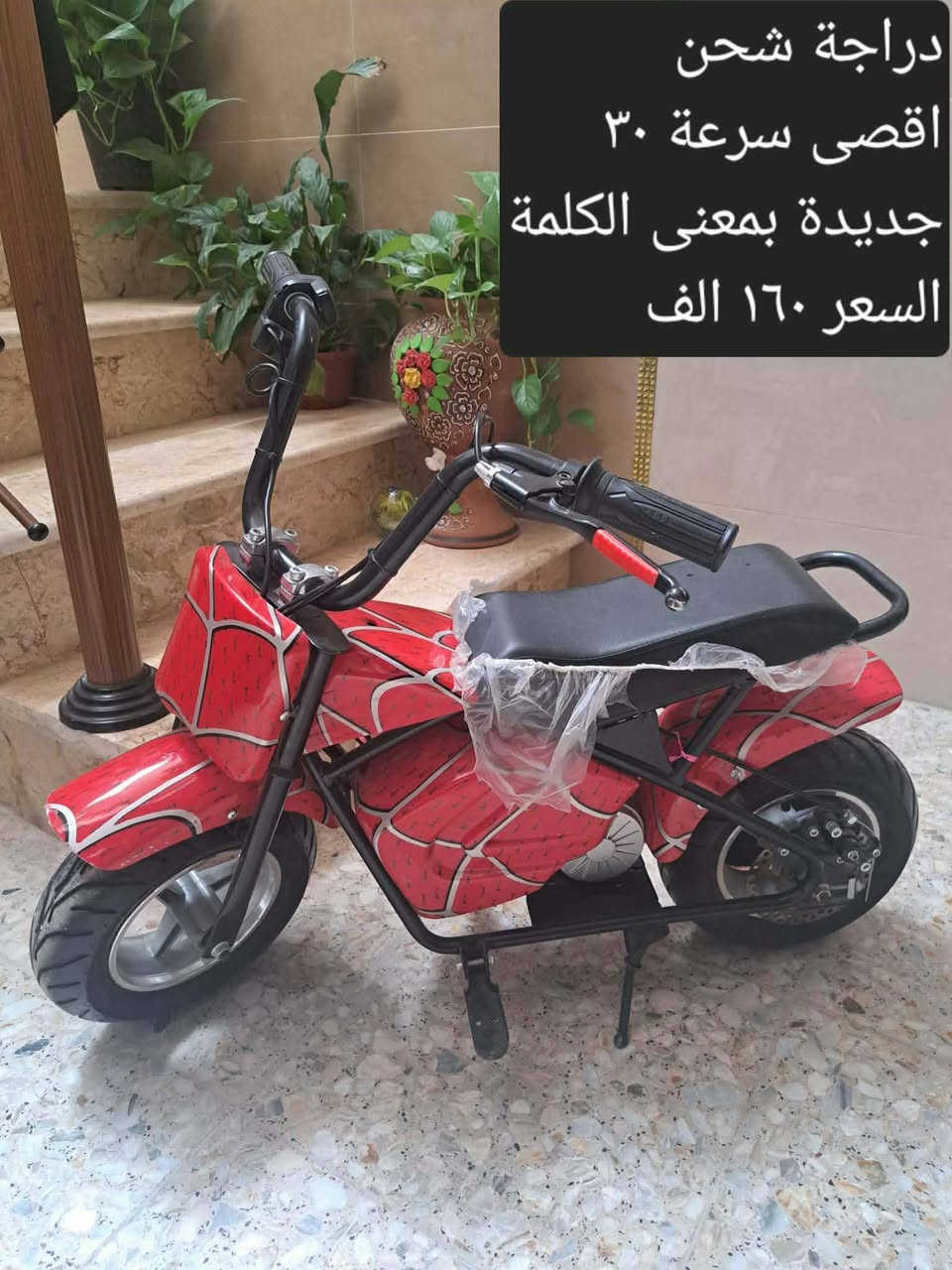 عمر  الى ٦ سنوات تبقه ساعة بعد الشحن سعرها ١٦٠ الف قفلها ١٤٠ هو كاروك هو جرباية طفل من شهر الى ٥ سنوات هزاز دوشك اسفنج اصلي وياها  ٩٠ الف وقفلها ٧٥


**إذا كنت صاحب هذا الإعلان وتريد حذفه لأي سبب، رجاءا أرسل رسالة إلى الدعم الفني**