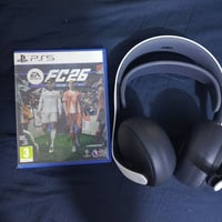 سماعه سوني نضيفه استخدام اسبوع او اقل مع fc26 ايضا نضيفه . بسعر جدا من...