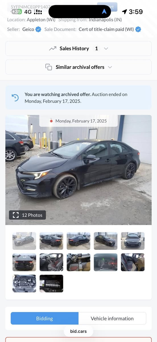 السلام عليكم

Toyota corolla 2023 se كلين

رقم دهوك السيارة بأسمي تحويل ثاني يوم 

ماشية 44 ميل 

محرك 2000

السيارة كلين وارد امريكي بدون اي ضرر فقط ايرباك التكمه طاكه اثر طسه بامريكا وراجع سستم وصور الحادث موضح بلصوره.

السيارة se معروفه فول مواصفات تنته وبصمه ورادارات وشاشة وتحكم ذاتي وقيادة ذاتية وخير من الله 

السعر 163 وبيها مجال 

***********
