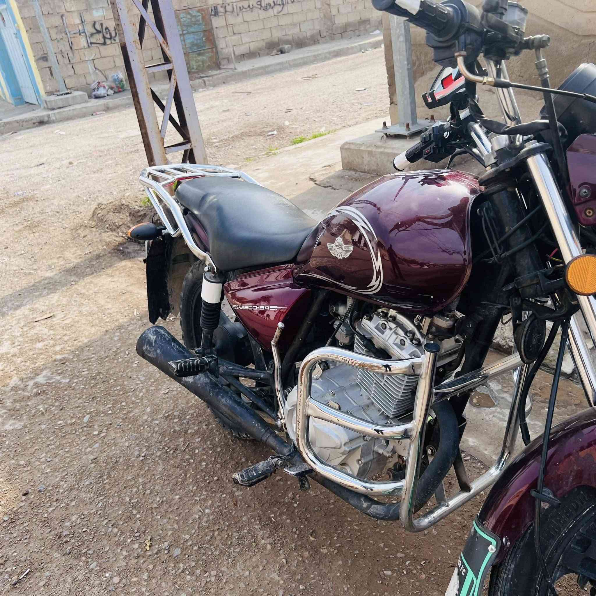 السلام عليكم موطور للبيع سنكي ناصي الموديل 2014السعر750وبي مجال والاستفسار اكثر اتصل***********
