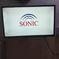 تلفزيون SONIC  ابو الانترنيت للبيع استخدام قليل سعر فقط 80 بيه مجال بس...