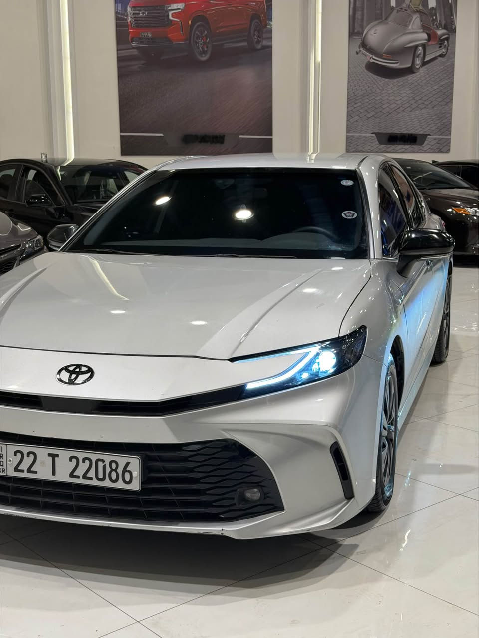 Toyota camre 2025 le 
سيارة خليجة مواسفات le بيشو بشت كةبسة نمونة لة جوانى 
دوو دةرگاى لاى سةكن سبوخة / بؤنيت و سندوق بةس بةمپة ايرباك بةس شان تةقيوة سعرى $190 مجال 
0750 385 3001☎️ أربيل, العراق
