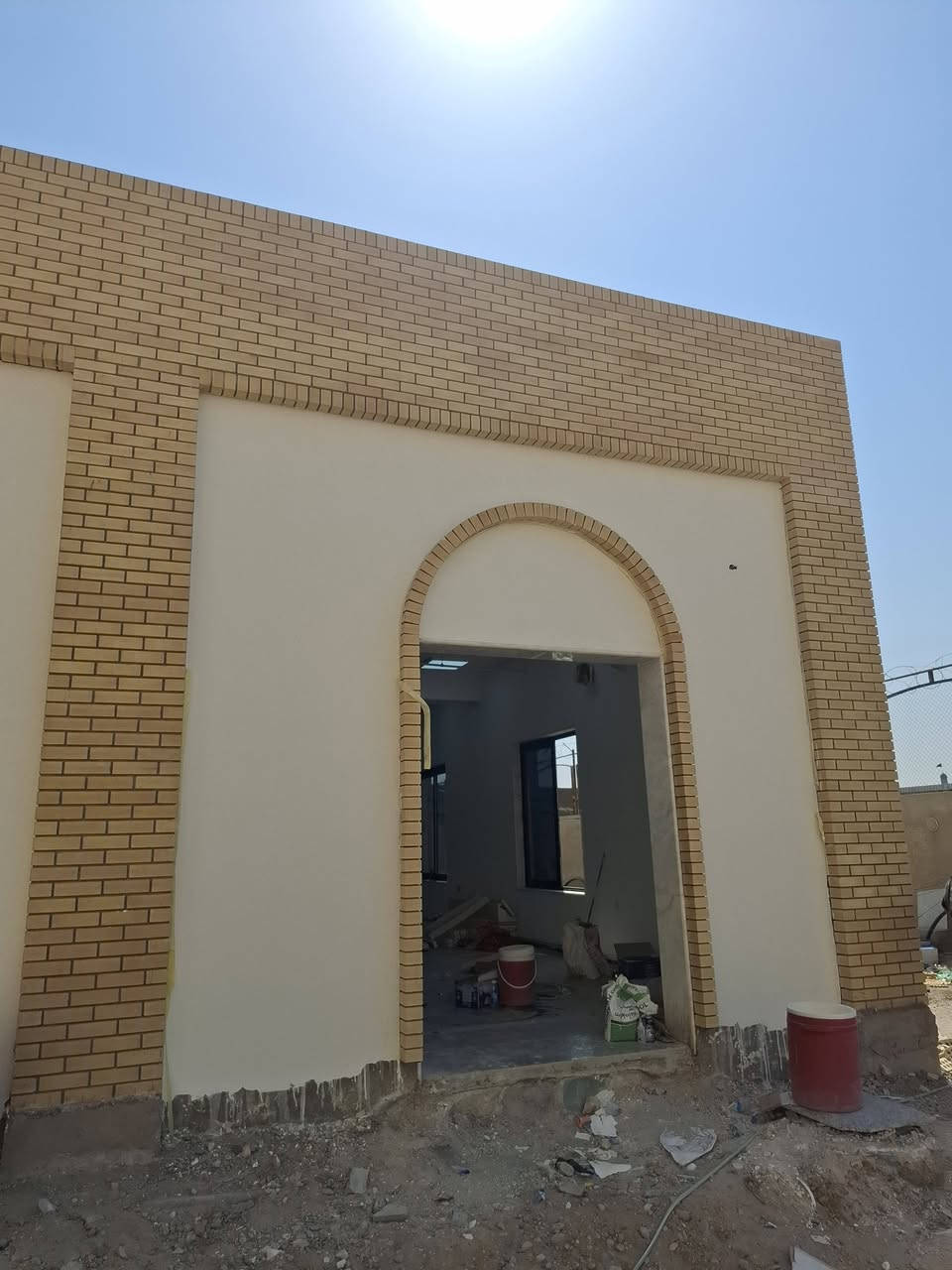 من موقع شارع فلسطين صندوق السكان
الحمد الله تم اكتمال بنایه تغليف بماده جف قيم 
اتمنا ان ينال اعجابكم مستعدون بتغليف كافه الواجهات البيوت ولحسينيات بماده طابوق جف قيم ولمرمر وعمل الباربكيو ولجلسات التراث البغدادي
اخوكم مقتدى / ***********
