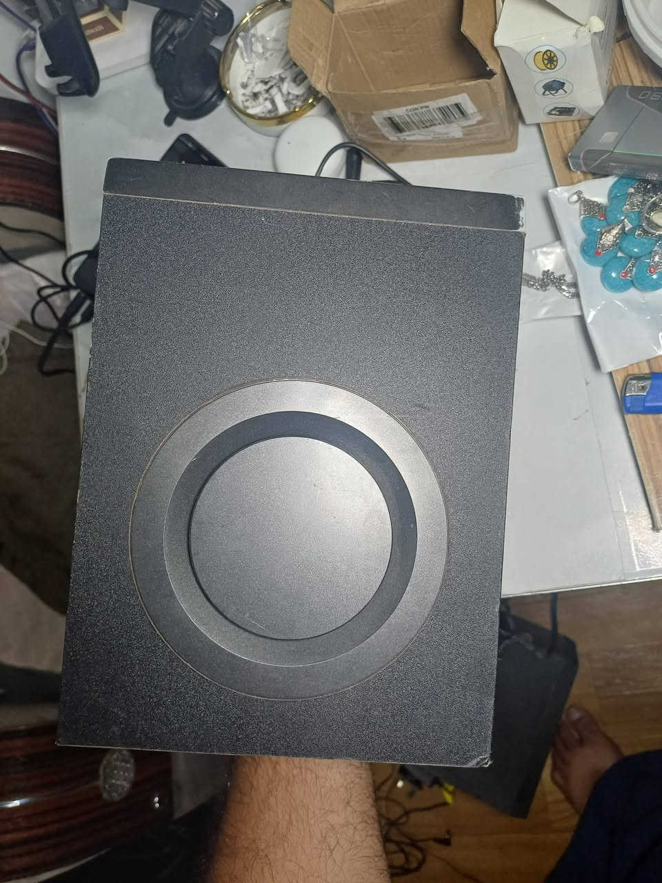 مضخم صوت (subwoofer) من العلامة التجارية Wharfedale.
السعر 20 الف 
توصيل بغداد 5
محافظات 6


**إذا كنت صاحب هذا الإعلان وتريد حذفه لأي سبب، رجاءا أرسل رسالة إلى الدعم الفني**