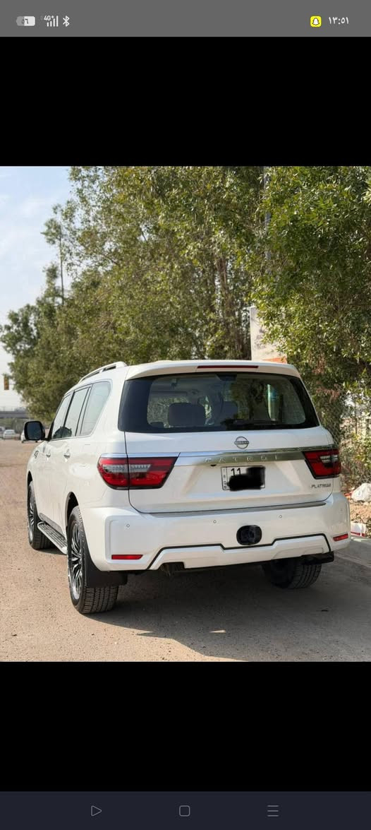 سلام عليكم.....
#نيسان / #باترول / #فئة #بلاتينوم / رقم بغداد  / موديل 2022
ماشية 60 الف  كم قابل للزيادة
ـ مواصفات خليجي
ـ داخل جلد قرميدي
ـ مقاعد امامية كهرباء + خزن ميموري + تدفئة وتبريد 
ـ مقاعد خلفية كهرباء
ـ مفتاح الفتح والتشغيل بصمة
ـ فتحة سقف
ـ الاضاءة الامامية LED عالي ناصي مع خاصية تحريك رفع وتنزيل الاضاءة
ـ كشاف ضباب + الاضاءة الخلفية + إشارة المرايا LED
ـ مقود كهرباء + تحكمات
ـ ثلاجة وسطية تفتح من الجهتين
ـ حساسات أمامية وخلفية + رادار امامي للقيادة الذاتية
ـ كامرة عدد (4) 360 اضافة الى كامرة المرآة الوسطية (الـ أوتودم)
ـ دفع رباعي / نظام مانع الانزلاق / نزول المنحدرات والرمل والصخور 
ـ صندوق خلفي كهرباء
ـ مكان السيارة / بغداد السيديه  / 
للاستفسار
***********
‏‪***********‬‏
