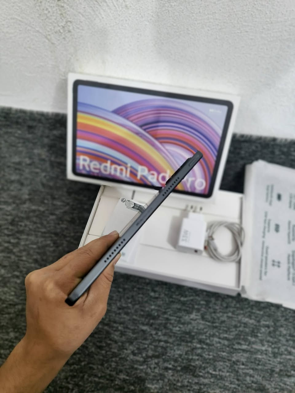 سلام عليكم
تاب ريدمي باد برو ذاكرة 256 رام 8+8 

نضافة 95/100 استخدام أقل الشهر مكفول من كلشي

بطارية 10000 4 سبيكرات شحن 33 واط شاشة120 

غراضه كاملة شاشه ضخمه حجم 12.1 ببحي 60 اج دي آر 

مكفول من كلشي بي عواج كلش بسيط من الشركه 

سعره 245 وبي مجال مكان (نجف)


**إذا كنت صاحب هذا الإعلان وتريد حذفه لأي سبب، رجاءا أرسل رسالة إلى الدعم الفني**