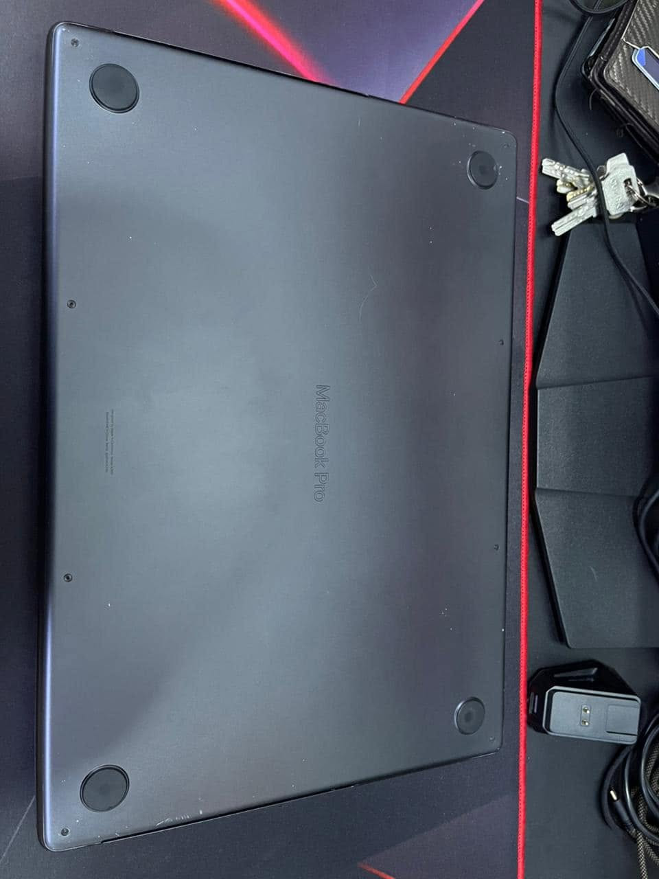 MacBook m3 pro 
16inch 
18 gb 
للبيع داخل النجف حصراً
***********
نظافة الجهاز 95‎%‎ 
سعة البطارية 94‎%‎
