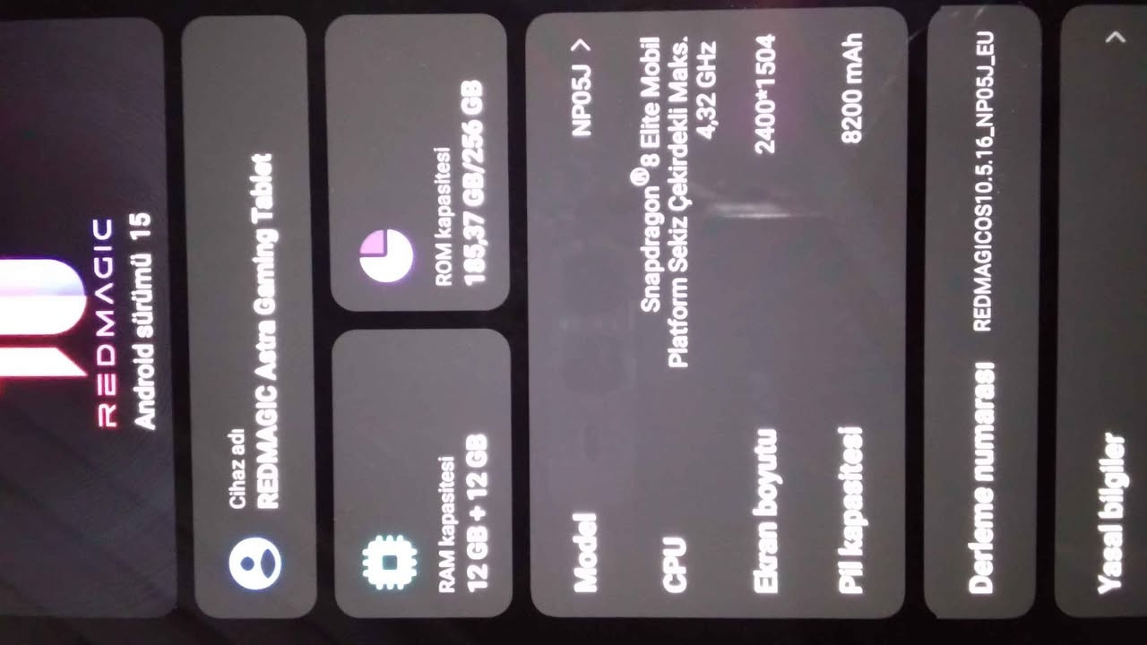 Red magic Astra 12 GB RAM +12 cihaz sıfırdan farksız 2 aylık hiç kullanılmamış çizgi darbe hiçbir şey yok lütfen ciddi olanlar mesaj atsın fiyat teklifi de atmayın cihaz başında pazarlık payı var Artuklu, Mardin


**إذا كنت صاحب هذا الإعلان وتريد حذفه لأي سبب، رجاءا أرسل رسالة إلى الدعم الفني**