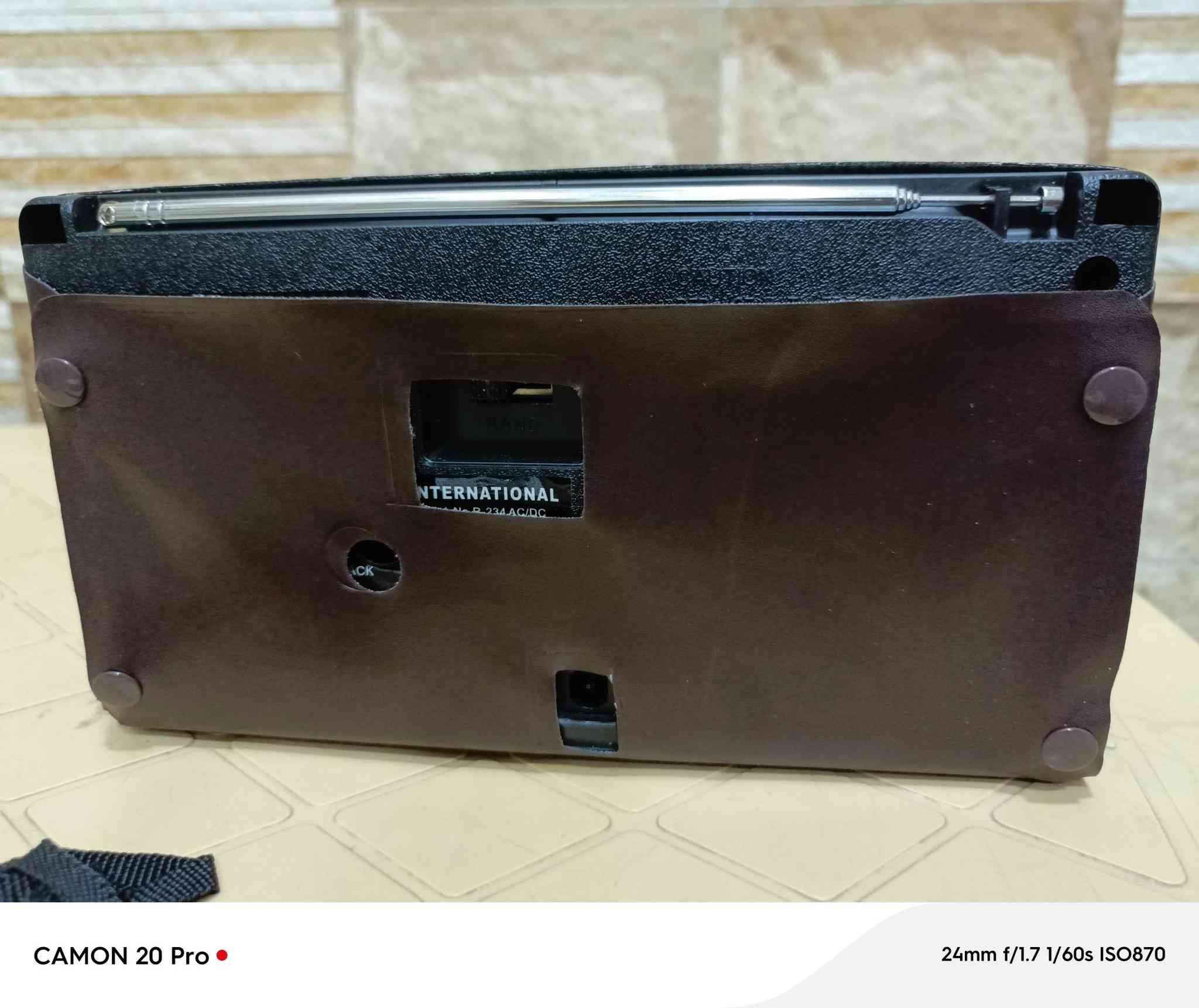 جهاز راديو أنتر ناشونال صيني الصنع درجة أولى ابو الجلد بالباكيت مع ملحقاته للبيع وتوصيل موجود


**إذا كنت صاحب هذا الإعلان وتريد حذفه لأي سبب، رجاءا أرسل رسالة إلى الدعم الفني**