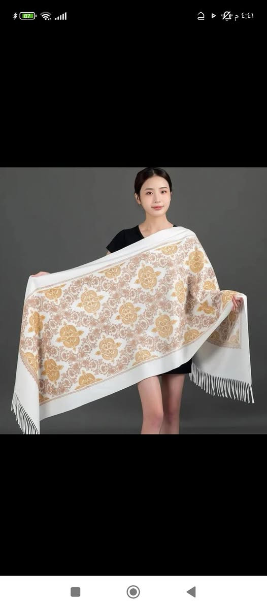 🤍 شال الكشمير المطرّز:
✨ فخامة تليق بذوقك الراقي ✨
شال كشمير مطرّز بنقوش ذهبية أنيقة
دفا ناعم، ملمس فاخر، وأناقة تبقى ✨
ينلبس بكل المناسبات ويكمّل الإطلالة من غير تعب
🔥 عرض خاص لفترة محدودة 🔥
السعر مغري والكمية محدودة
لا تفوّتين الفرصة وخلي أناقتك تحچي عنك 🤍🖤
📩 للطلب والاستفسار مراسلتنا***********
🚚 توصيل لجميع المحافظات
