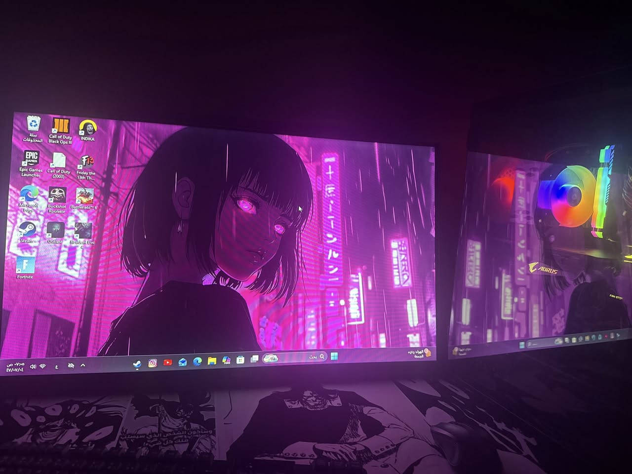 السلام عليكم
موجود تجميعه PC مرتبه مستعمله يومين فقط 

المواصفات : CPU I5 12400F 6 CORE 12 THERADS 

COOLER CPU 120M RGB 

M. B H610M MSI PRO 

GPU RTX 2080Ti NVIDIA 

RAM 8X2 16GB DDR4 TFORSE RGB 

POWER 750 W PLUS 80 BRONZE 

 CASE Montech X3 Mesh FAN RGB 

SSD 512 GB 

SSD 256 GB

وياها حسابات ستيم و ألعاب مدفوعه يعني تاخذه و تلعب 

السعر : مليون و 400 اذا شراي نتفاهم بل سعر 

مكاني بصرة سفوان 

الرقم : ***********
