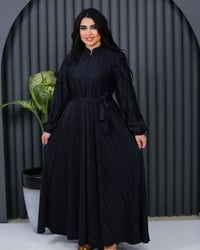 فستان اسود • كلوش • فري سايز