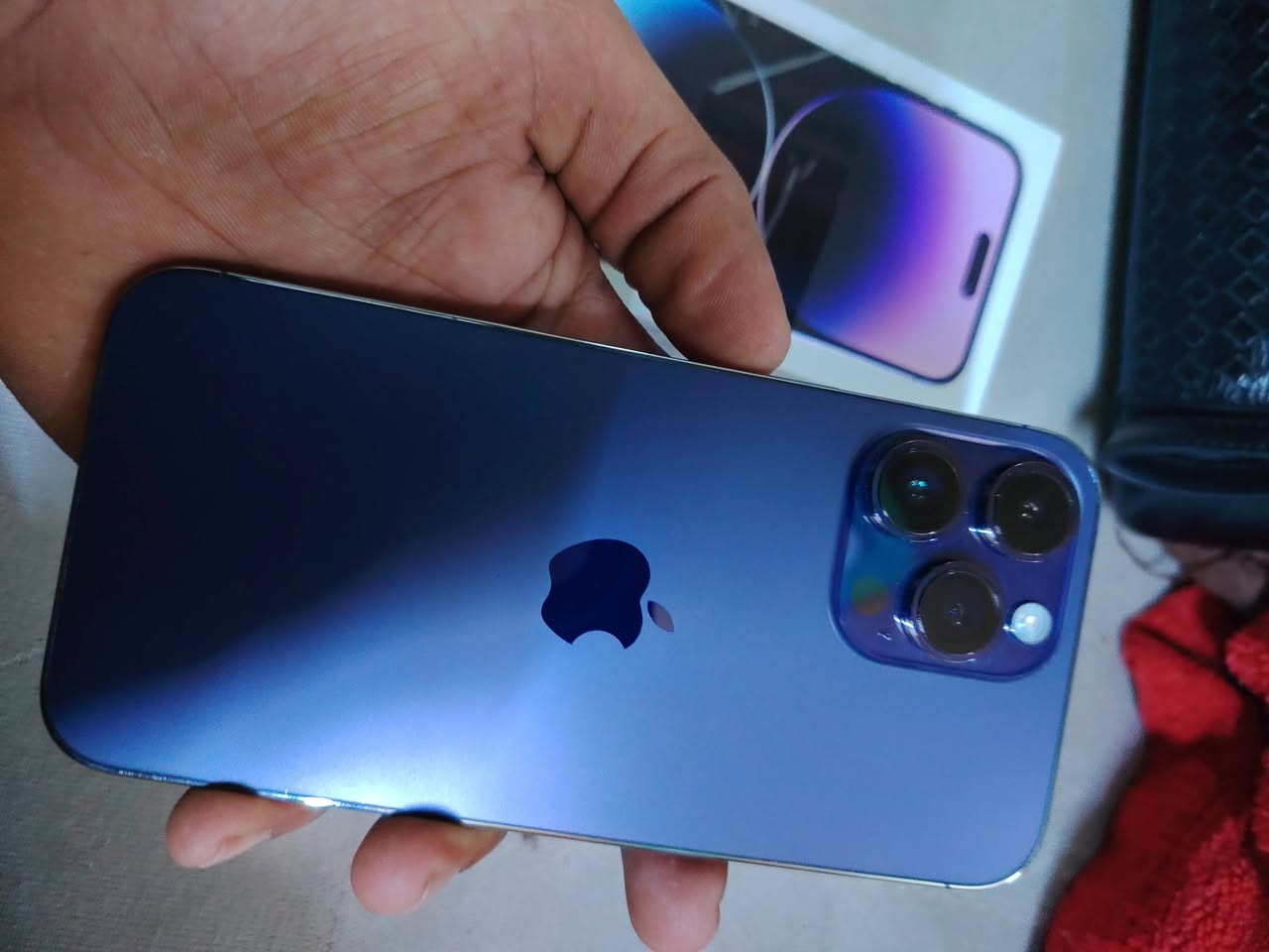 للبيع ايفون ١٤ برو ماكس (شريحة الكترونية)
الجهاز نضافه مية بالمية
مكفول من كل النواحي
بطارية ٨٣
زلغ مابي

السعر النهائي 675 الف قفل بدون عملة
العنوان بغداد الشعب شارع الصحة
شراي اتصل ***********
