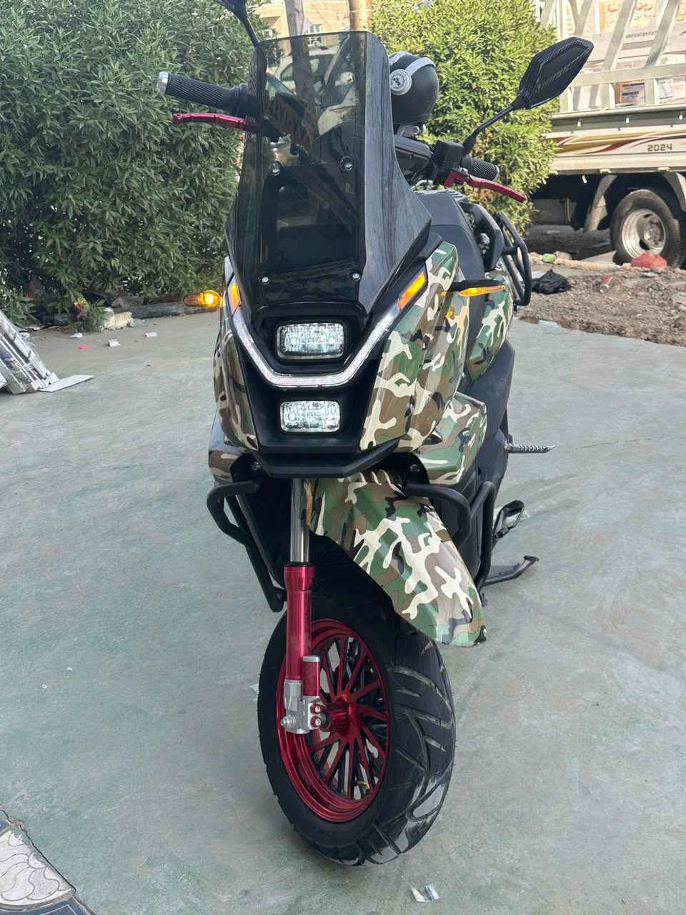 دراجه أباجي شحن 6 بطاريات دراجه جديده بغداد البلديات تقاطع كهرباء ***********
