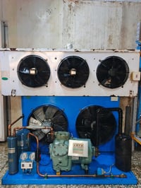 البيع جهاز تجميد وتبريد طن10 كمبريسر كرير امريكي  بورد شنايدر فرنسي جه...