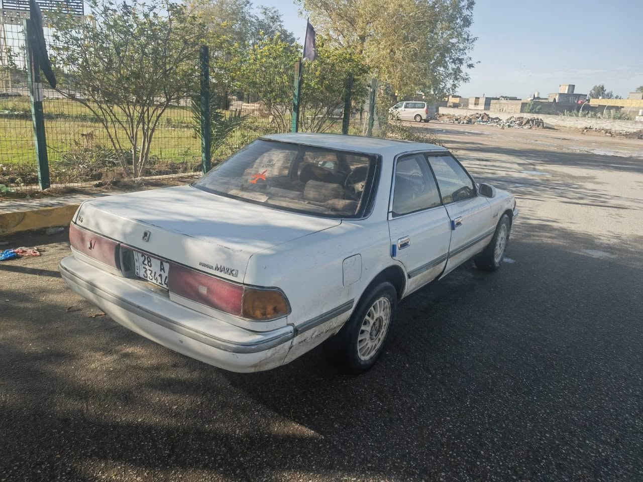 السلام عليكم للبيع مارك عظم موديل 91 سياره جاهزه رقم نجف انكليزي محرك او كير جدد مكانه بل نجف شارع المطار السعر 27  الشراي *********** / ***********
