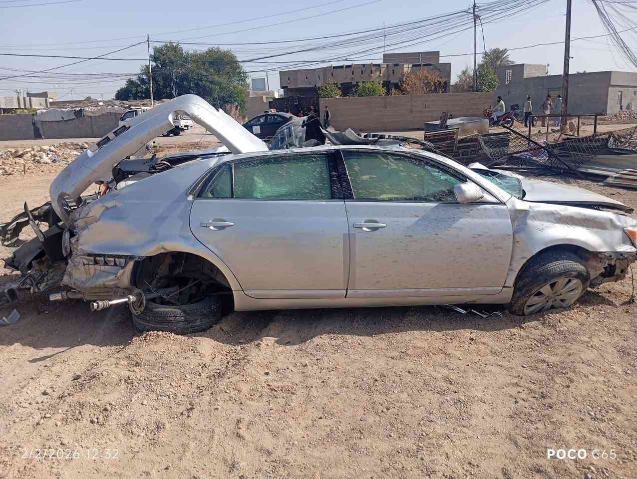 السلام عليكم..موديل ٢٠٠٦خليجي الحادث واضح سيارة بسمي مكينة حاوية قبل الحادث***********
