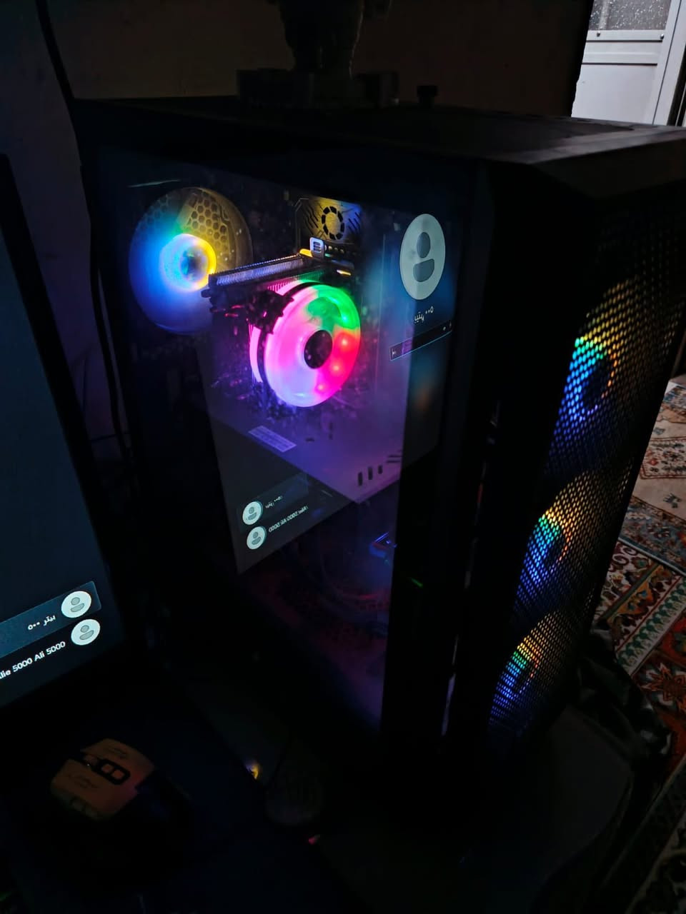 المواصفات
المعالج Intel Xeon ES

كرت الشاشة : RX 580 8GB

الرام: 16GB DDR4

التخزين 128GB SSD + 500GB HDD

الكيس: RGB MASS شكل جذاب ومميز الباور سبلاي 550 واط


**إذا كنت صاحب هذا الإعلان وتريد حذفه لأي سبب، رجاءا أرسل رسالة إلى الدعم الفني**